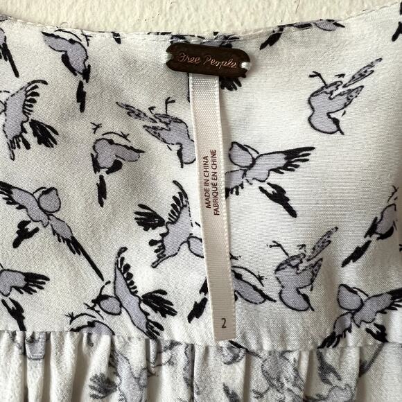 Free People Walk Me Home Maxi Dress white size 2 no slip D1 - Picture 4 of 6